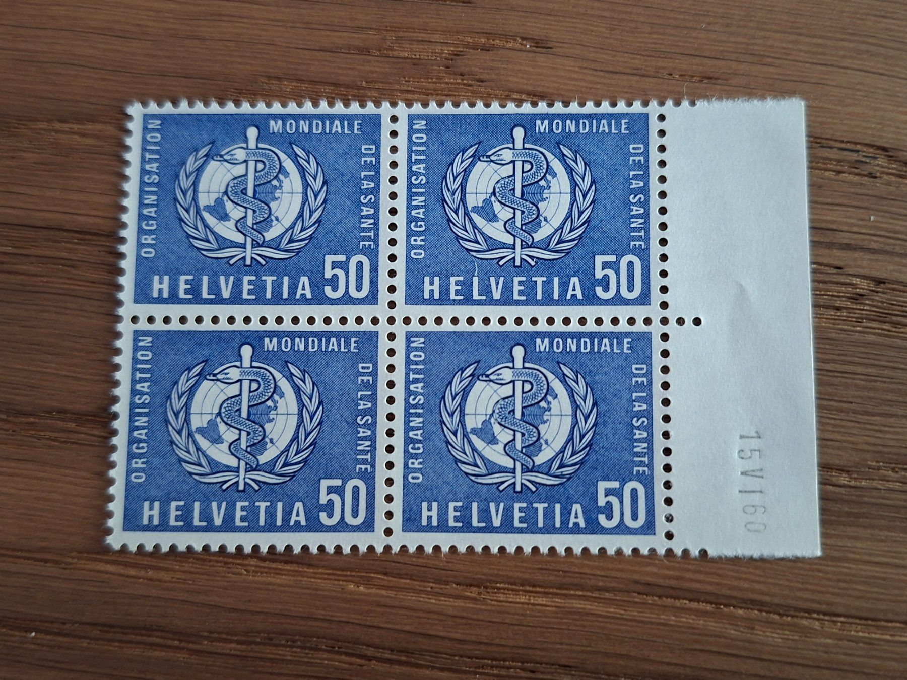 Tutti i francobolli: Dienstmarken: 4er Blocks: OMS – Nuovo (secondo la descrizione) da Hinterkappelen venduto da 1399 4