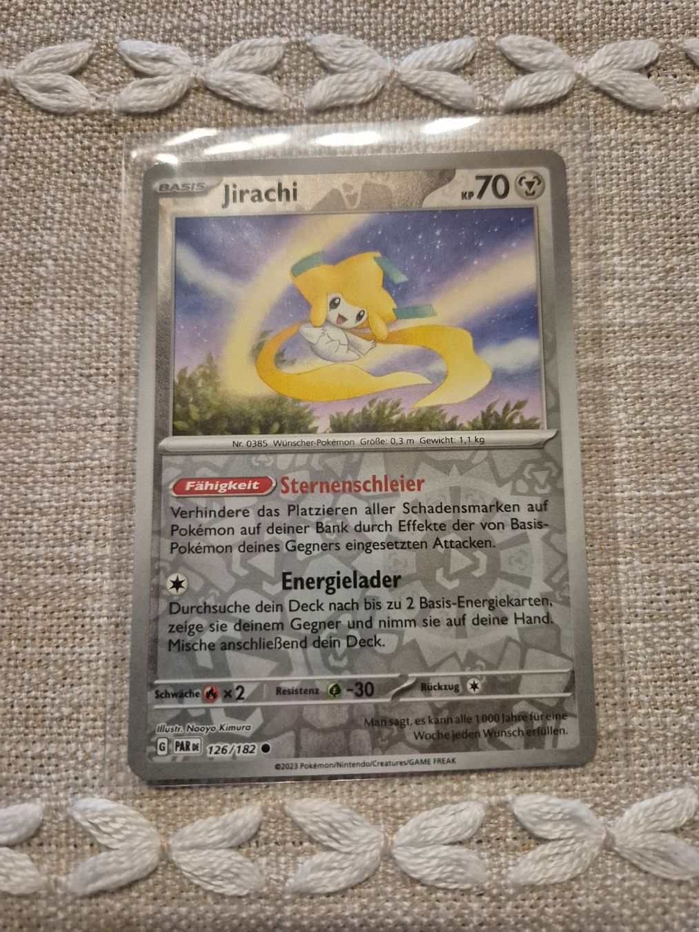 Pokémon Sammelbilder & Trading cards: Jirachi Pokemon reverse Holo PAR 126/182 DE – Neu (gemäss Beschreibung) aus Altdorf UR von Josi5588