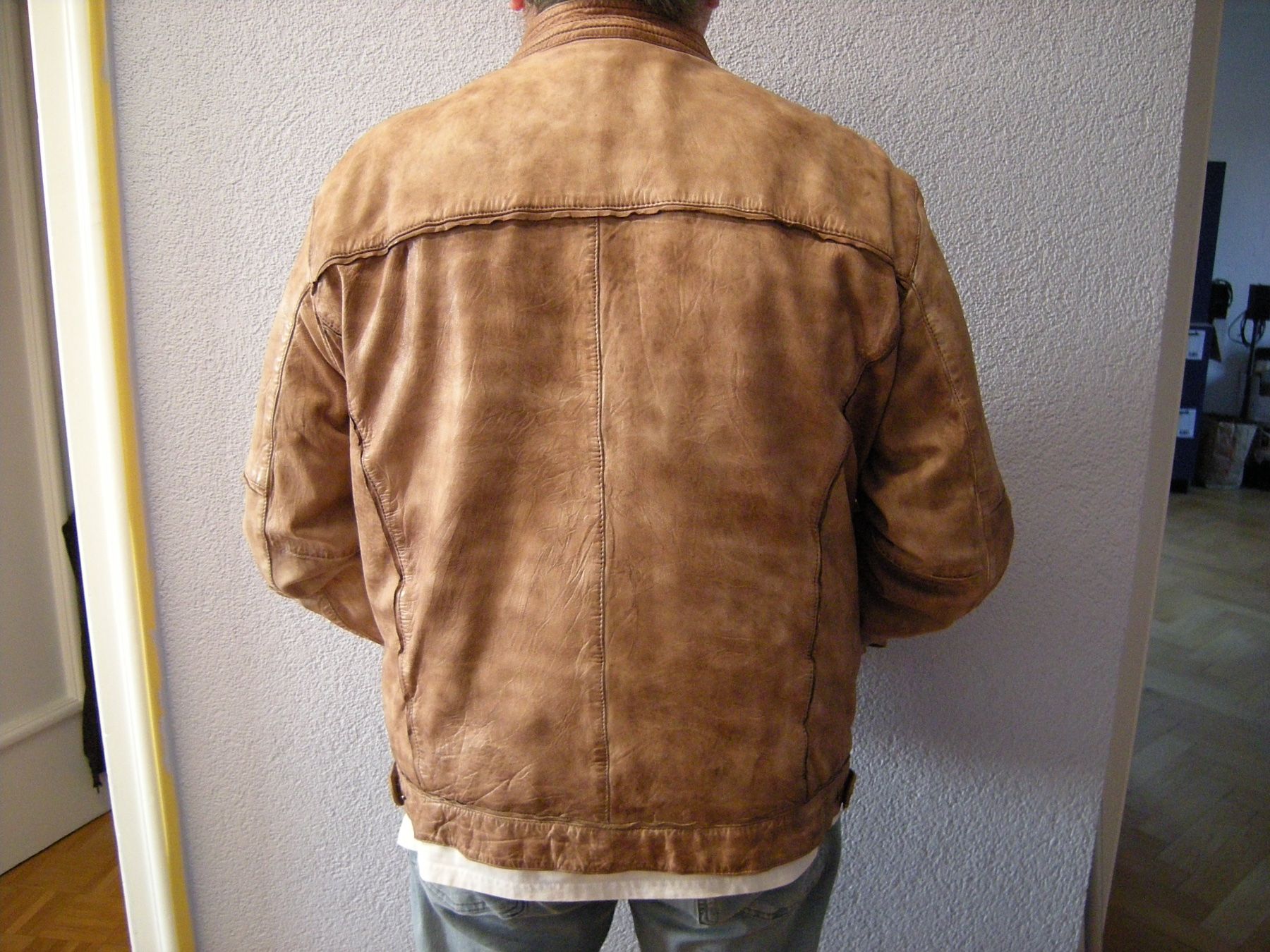 Vestes: LEDERJACKE BRAUN MELIERT – D'occasion à Basel par Ceebee62 6