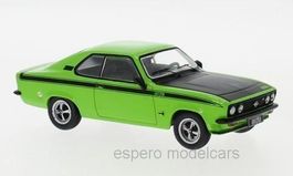 Opel Manta A GT/E 1974-1975 hellgrün / matt-schwarz   1:43