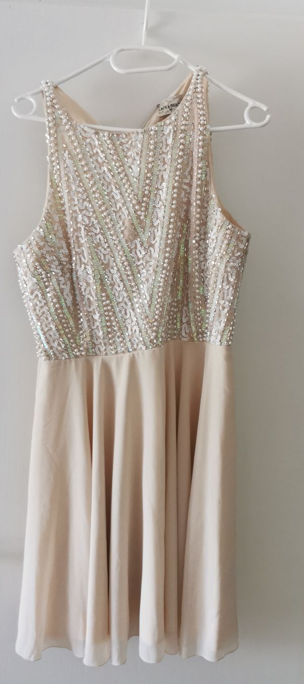 Vestiti: Cocktailkleid beige – Usato da Luterbach venduto da iva_z6qt 1
