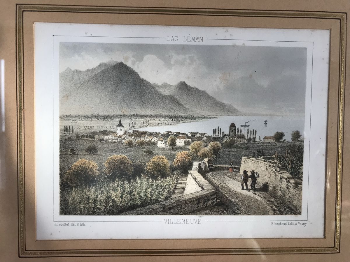Gravures: Lac Léman Villeneuve – D'occasion à Villeneuve VD par sim_q5hp 1