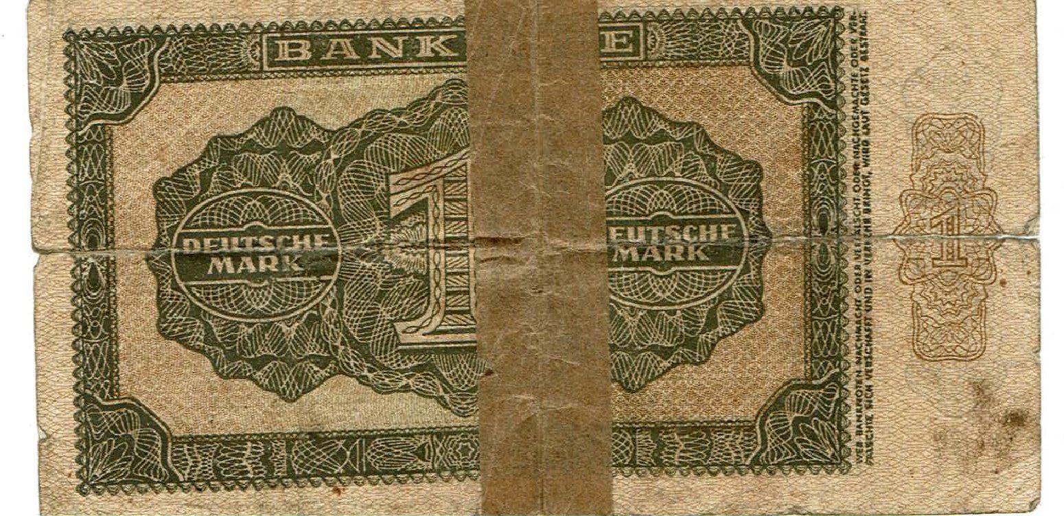 Banconote: Berlin 1 Deutsche Mark 1948 SS – Usato da Steffisburg venduto da ber_8htf 1