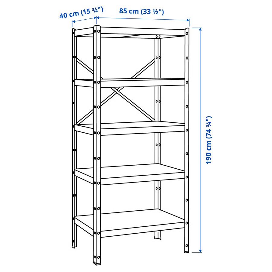 Étagères: IKEA Regal BROR schwarz Metall – D'occasion à Horw par patrik_13 2