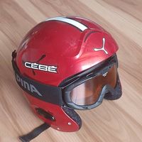 Ski Helm  mit Skibrille