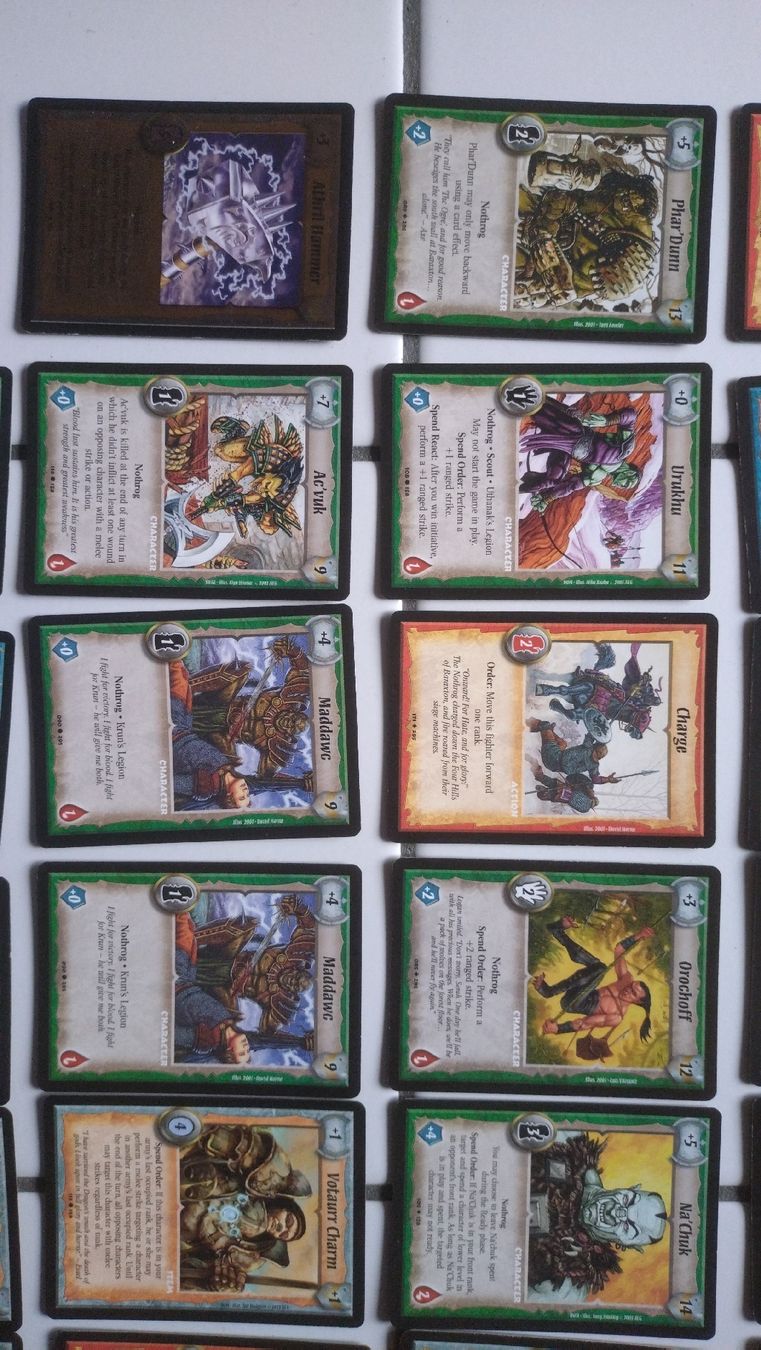 Carte collezionabili: Warlord Dominance Deck Vintage 2003 Nothrog – Usato da Farvagny-le-Grand venduto da LaCaverne 3