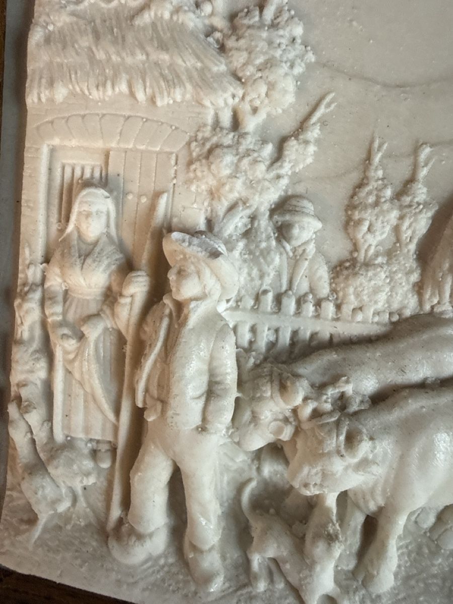 Gemälde: Bild Flachrelief wohl Kalkstein – Gebraucht aus Grenchen von swiss.antiques 2