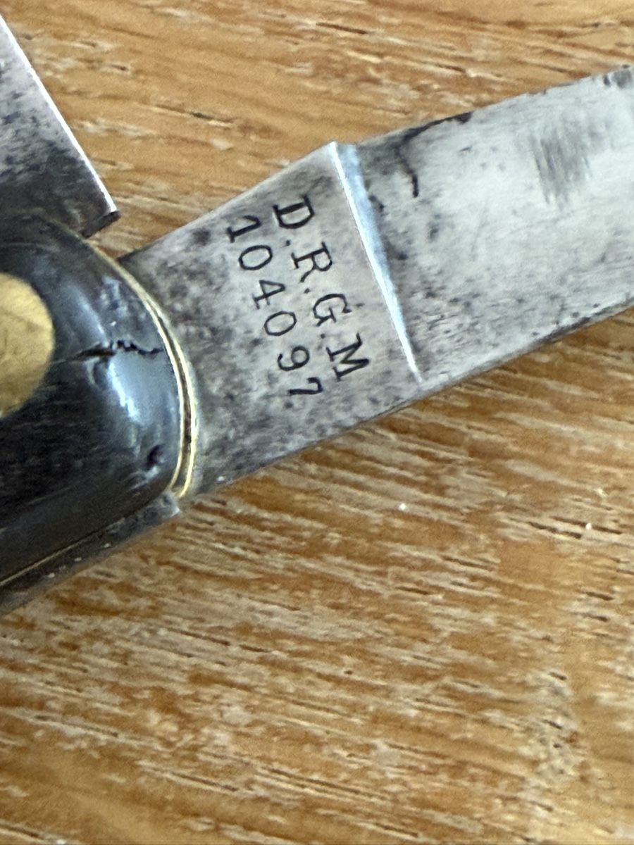 Coltelli tascabile: Antikes Taschenmesser Messer RH&C, DRGM – Usato da Goldach venduto da Messerguru 3