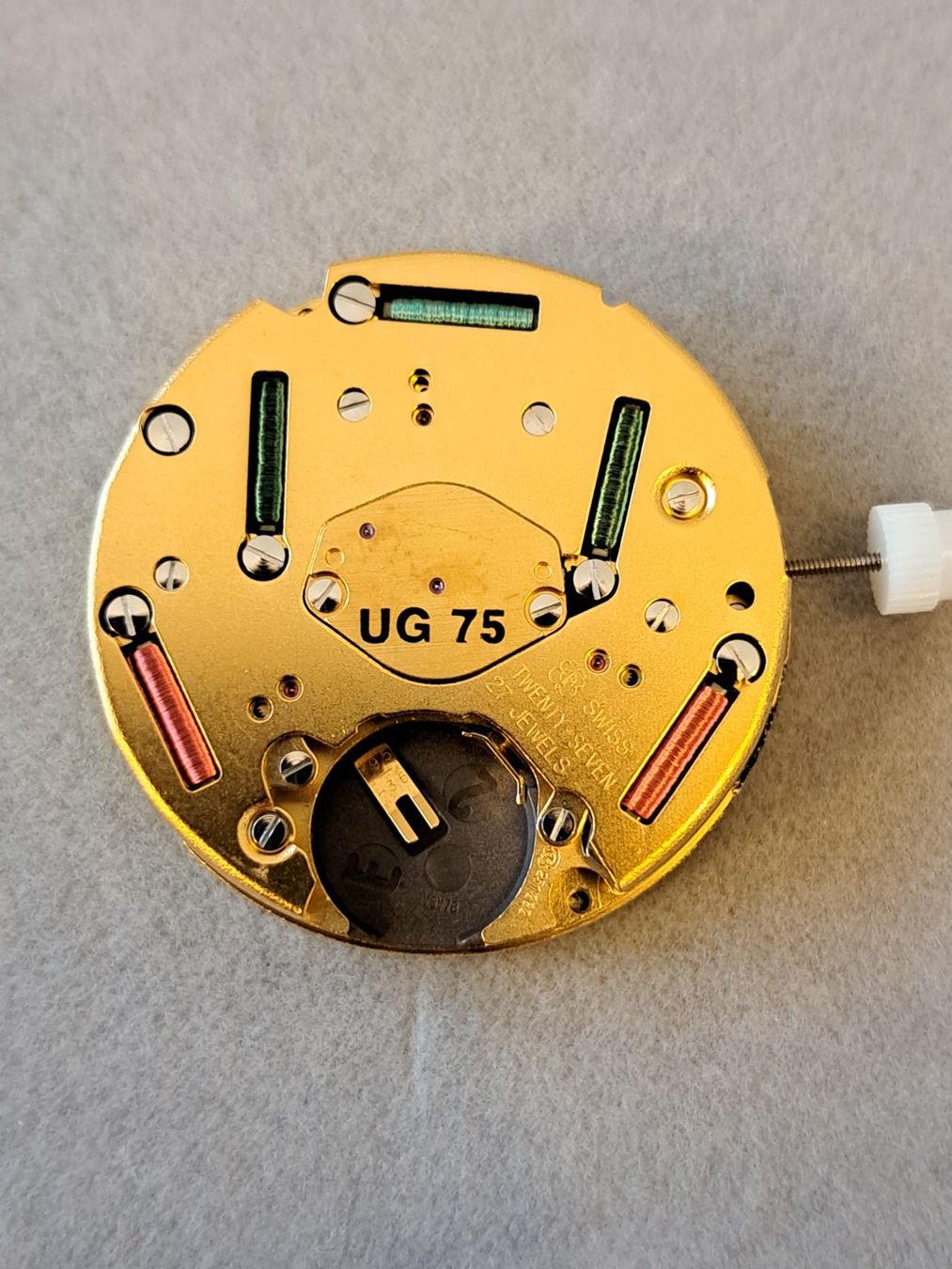 Universal Genève Orologi: Cadran + Mouvement Universal Geneve Senna Chronograph – Difettoso da Le Locle venduto da Lapidary.Duc 2