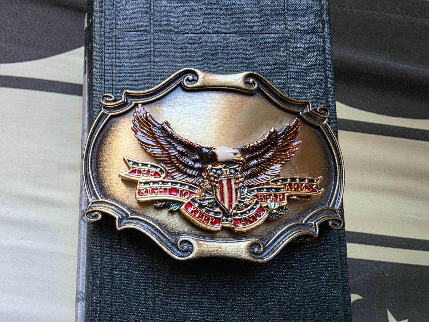 Fibbie per cinture: Gurt Gürtelschnalle American Eagle Pain Tree 1978 – Nuovo (secondo la descrizione) da Walterswil BE venduto da Lonitti 3