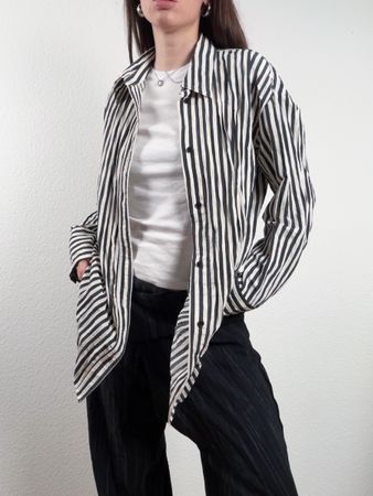H&M striped shirt size M for women