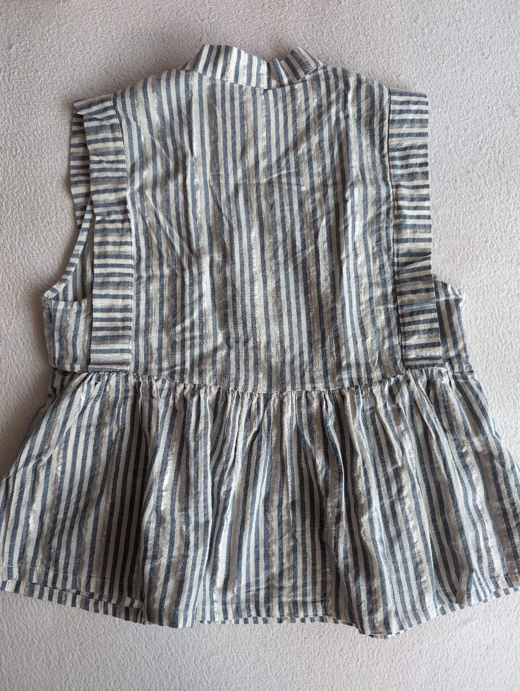 Kookai Blusen: Kookai Striped Metallic Top - Size 34 - Great Condition! – Gebraucht aus Glis von livespringly 2