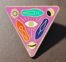 T600 - Kunst Pin Das Auge