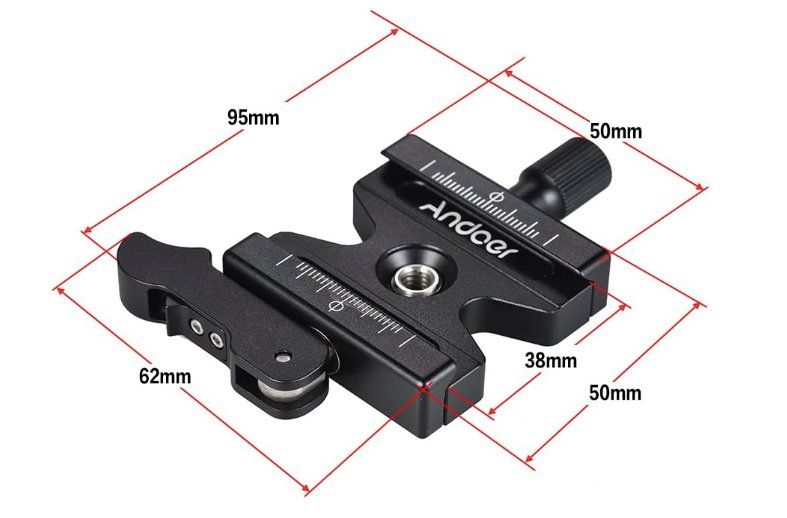 Kamera: Schnellspanner Quick Release Plate mit Einstellbarem Hebel – Neu und originalverpackt aus Châtelaine von topshop.switzerland 4