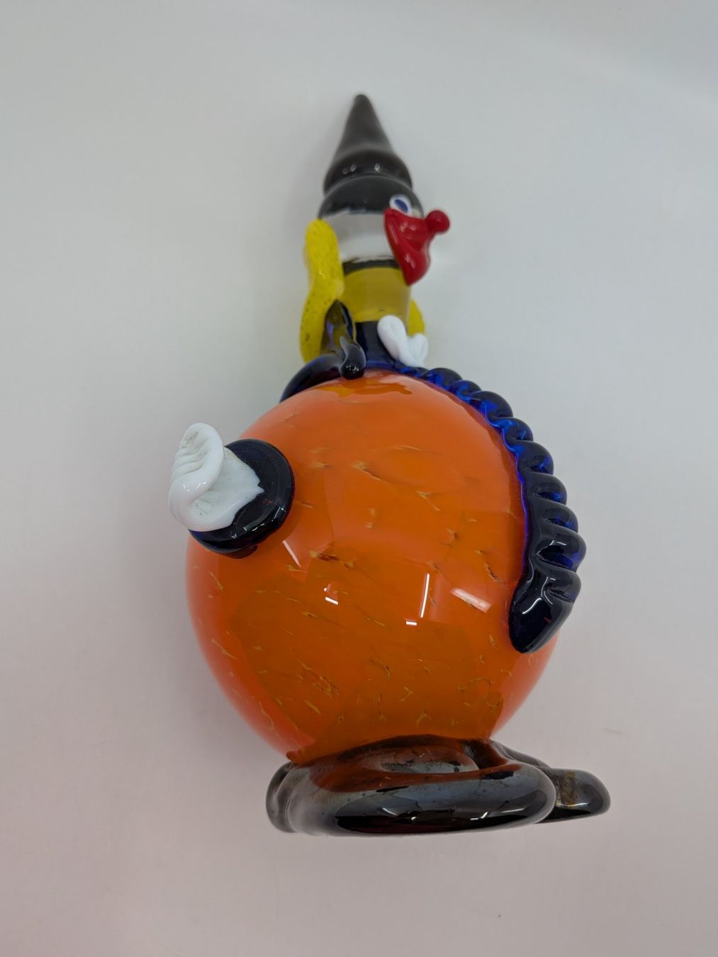 Murano Statuette: Murano Glasfigur Clown mit Kugelbauch – Usato da Emmen venduto da magelan 6