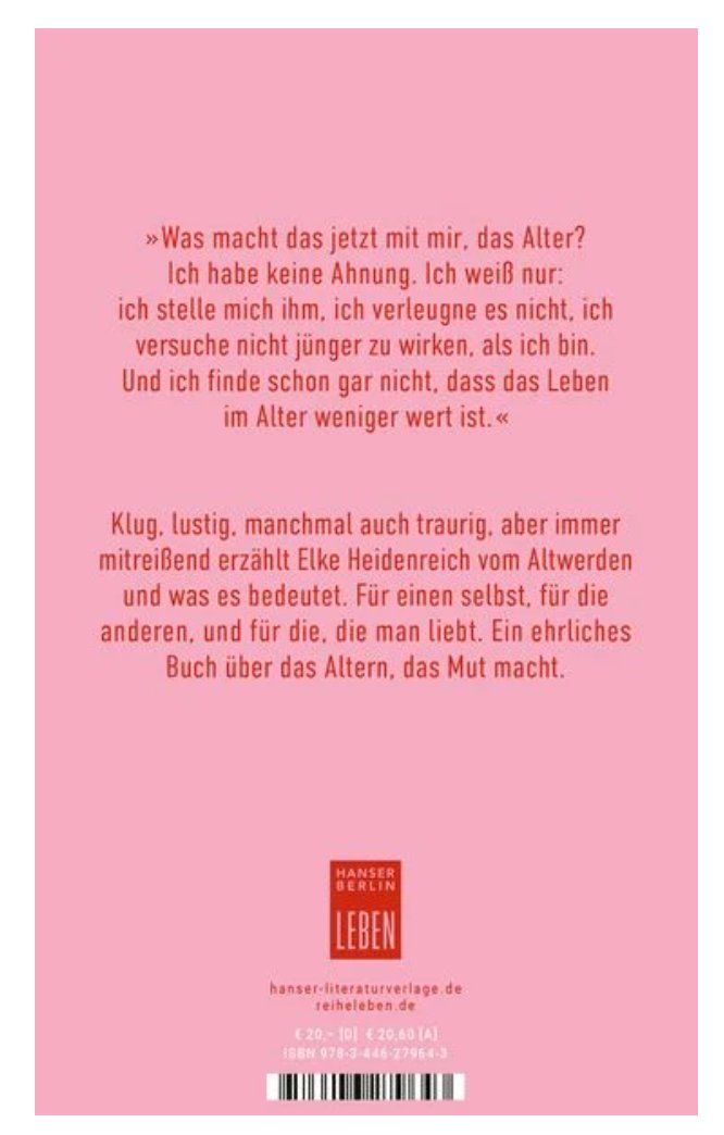 Libri: Altern - Elke Heidenreich NEU! – Usato da Frauenfeld venduto da AlphaCentauri369 1