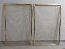 2 Stk. neue Bilderrahmen übereckvergoldet 1040x665mm