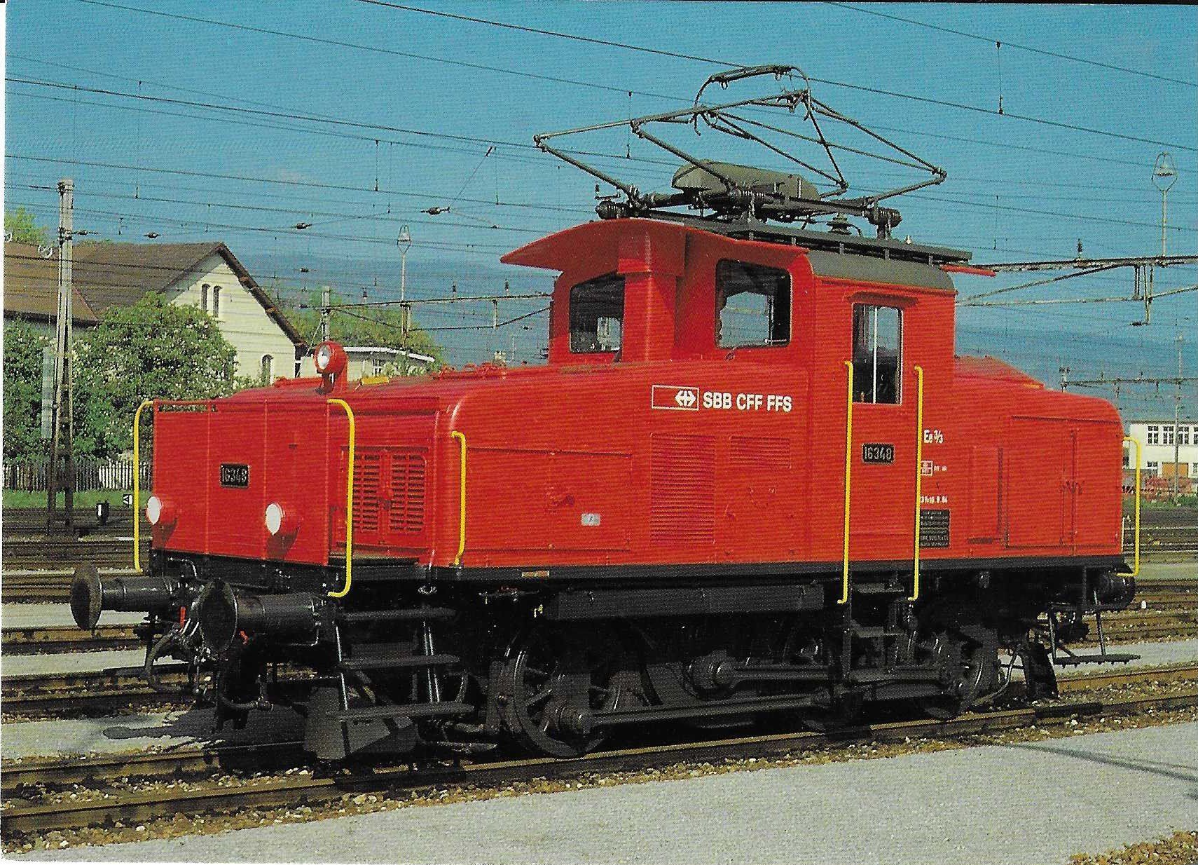 Ansichtskarten: SBB Elektrische Rangierlokomotive Ee 3/3 – Neu (gemäss Beschreibung) aus Rothrist von