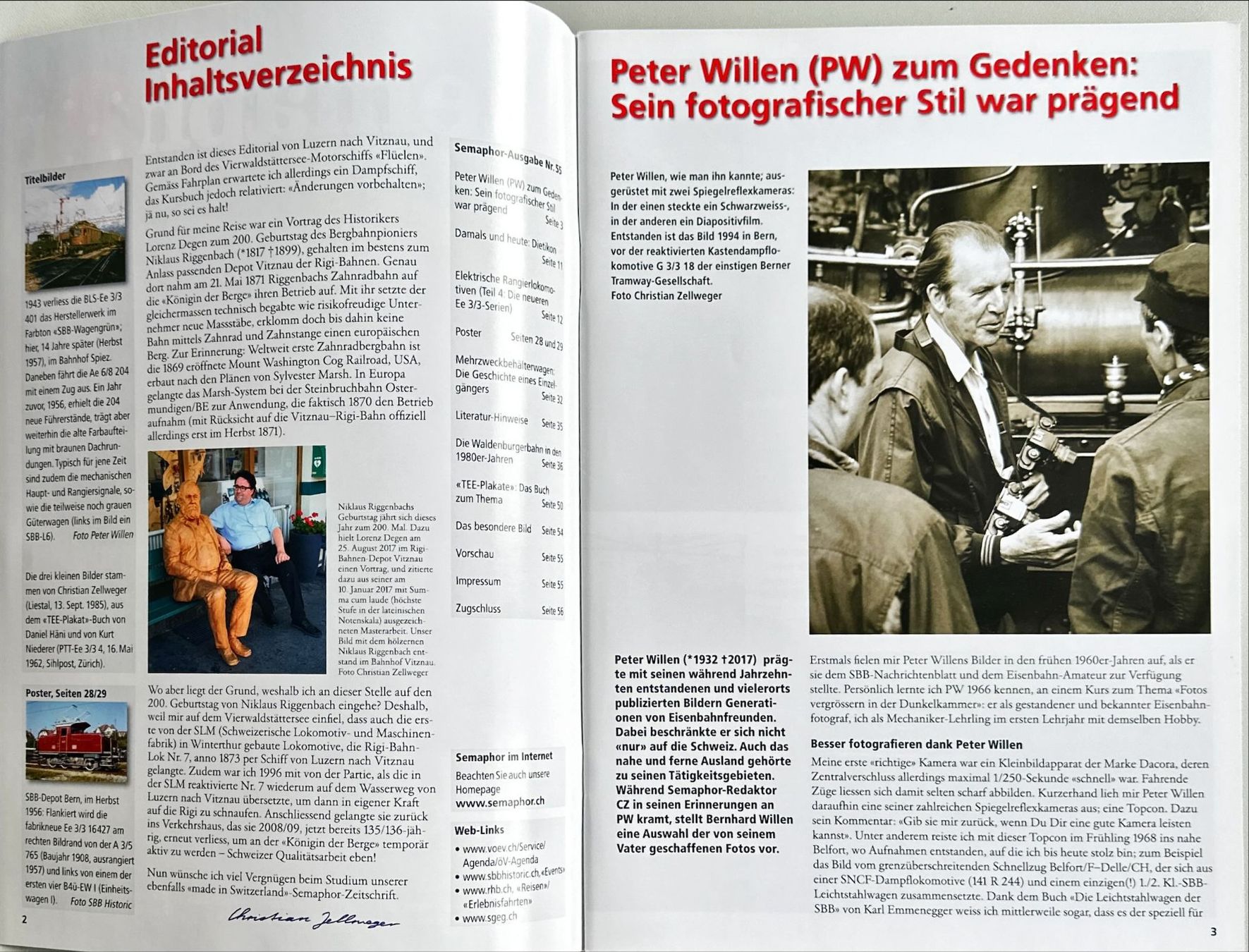 Revues & Magazines: Semaphor Herbst 2017 Nr. 55 – Neuf avec emballage d'origine à Murgenthal par View 1