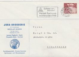 Solothurn-Brief-Werbung Gerlafingen 1958