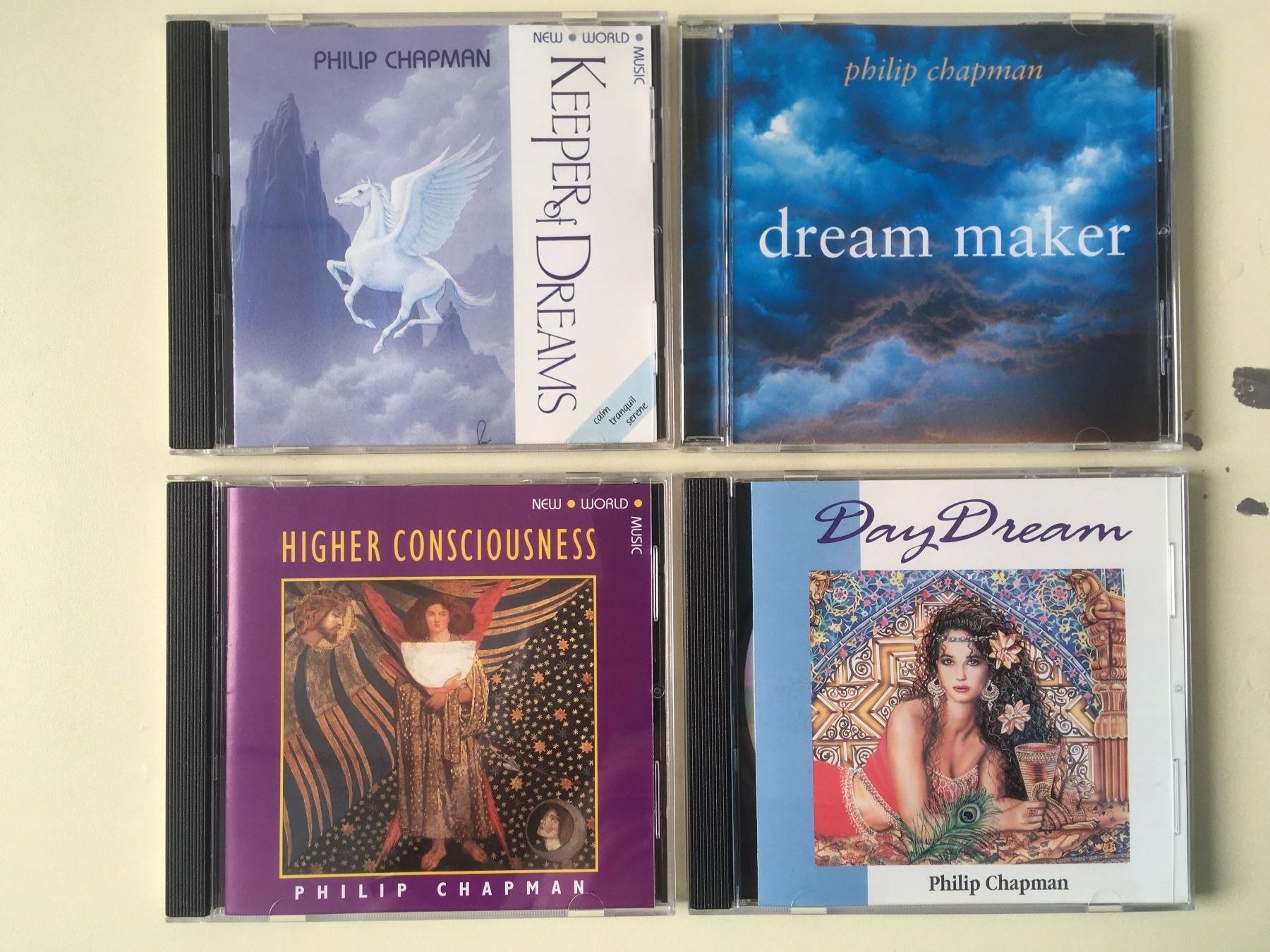 CD: Philip Chapman 8 CD-Sammlung Instrumental New Age – Usato da Rüti ZH venduto da Ochello 1