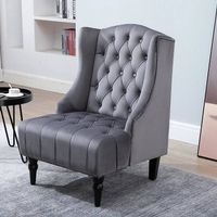 Einzelsessel Ohrensessel Relaxsessel mit Tufting