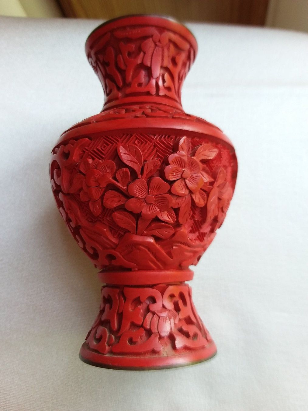 Vasi & Recipienti: Kleine RotLack Vase CHINA ca 1950 – Usato da Zürich venduto da helsan 5