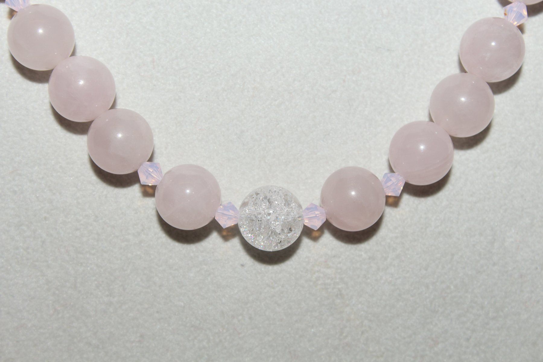 Catenine: Halbedelsteinkette Rosenquarz – Nuovo e nell'imballaggio originale da Kriens venduto da Wolly85 1