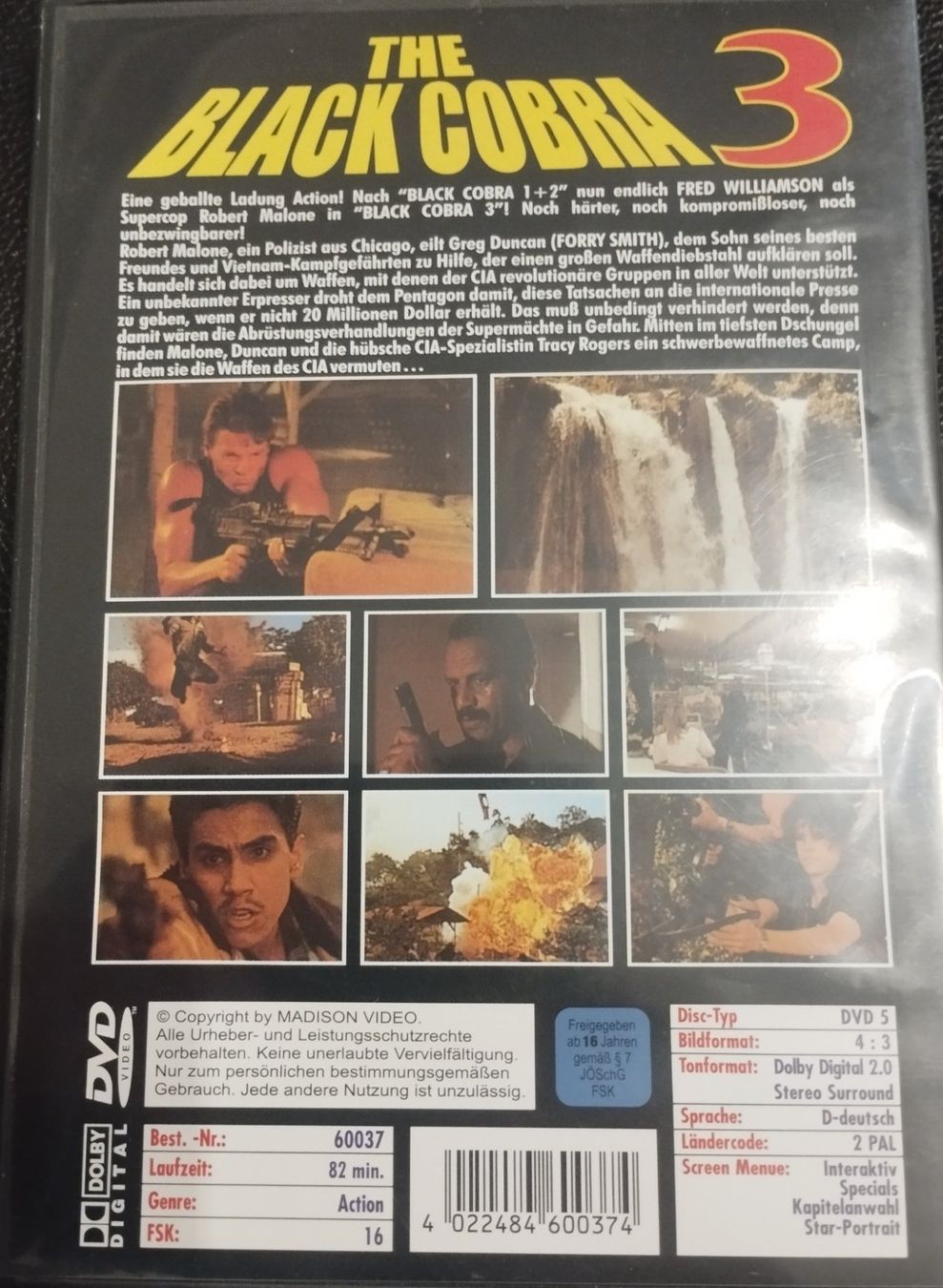 Tutti i DVDs: The Black Cobra 3 Mit Fred Williamson Rare – Usato da Steffisburg venduto da AutoFiat 1