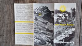 Amden Hotel Berghaus Arvenbuel Prospekt 1960er Jahre