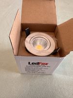 LedFox LED Einbaustrahler COB 8W Warmweiss 3000K Neu!