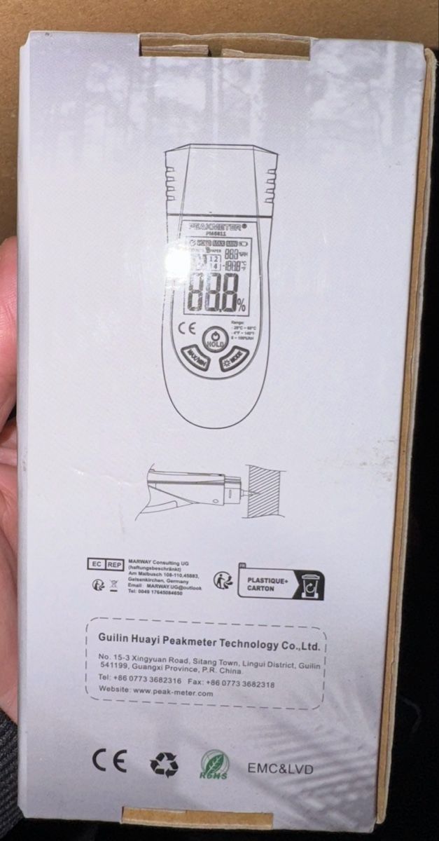 Mesurer: PEAKMETER PM6811 Pin Moisture Meter neu – Neuf avec emballage d'origine à Flamatt par ard_9ctk 1