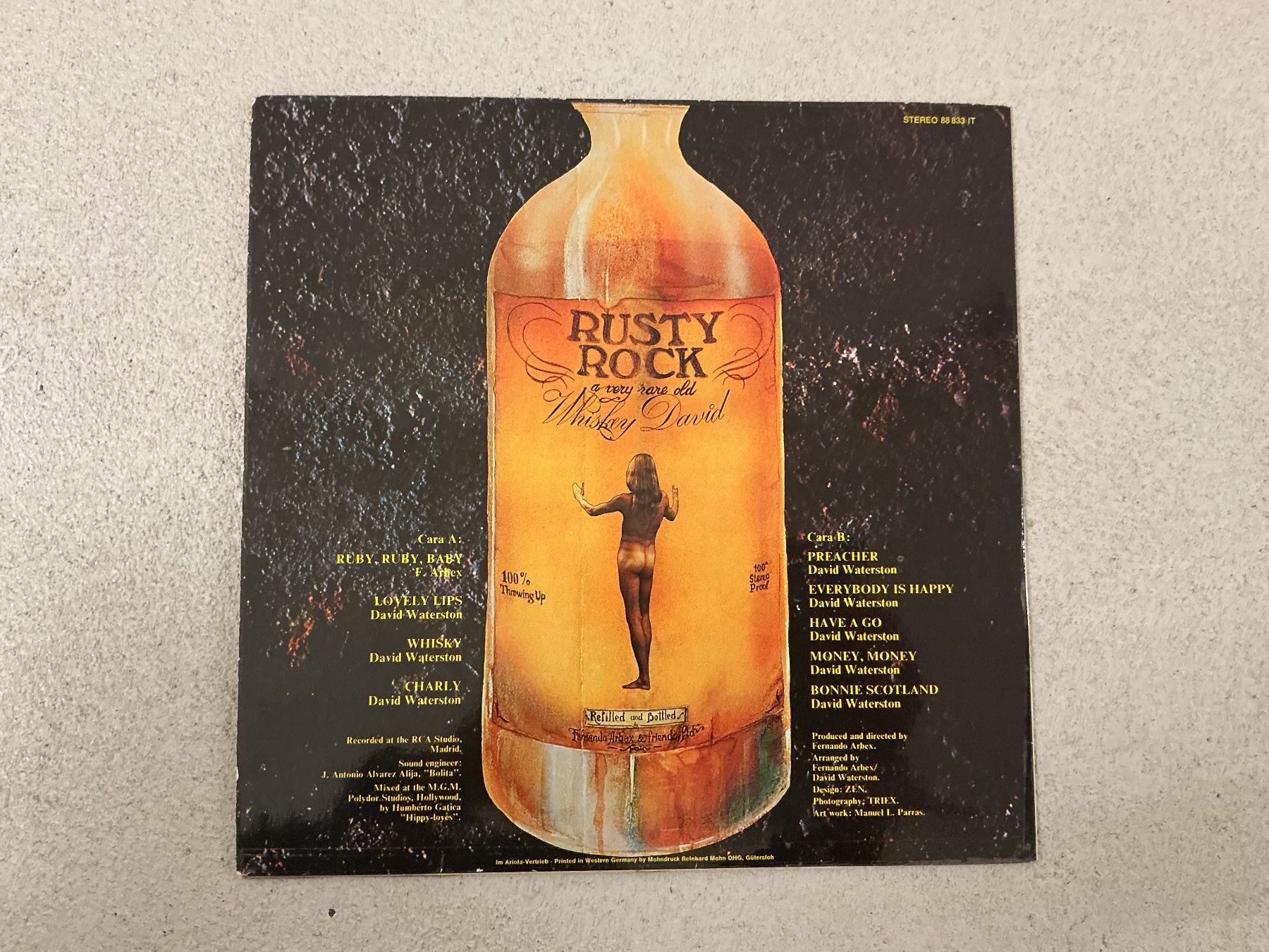 Schallplatten: Whisky David LP - Rusty Rock – Gebraucht aus Winterthur von Tumko-Vinyl 1