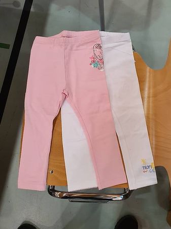 2x Leggings Baby/Kleinkind, 100% Baumwolle, Grösse 86/92