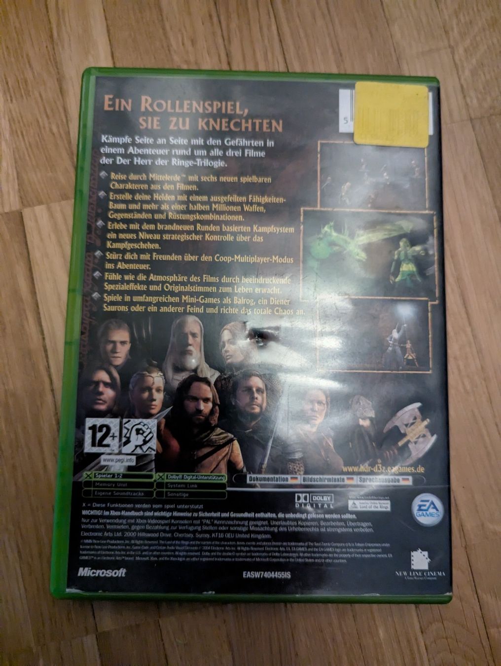 Microsoft Giochi: Der Herr Der Ringe Das Dritte Zeitalter - Xbox Game – Usato da Hünenberg See venduto da SpecialEditionGaming 1