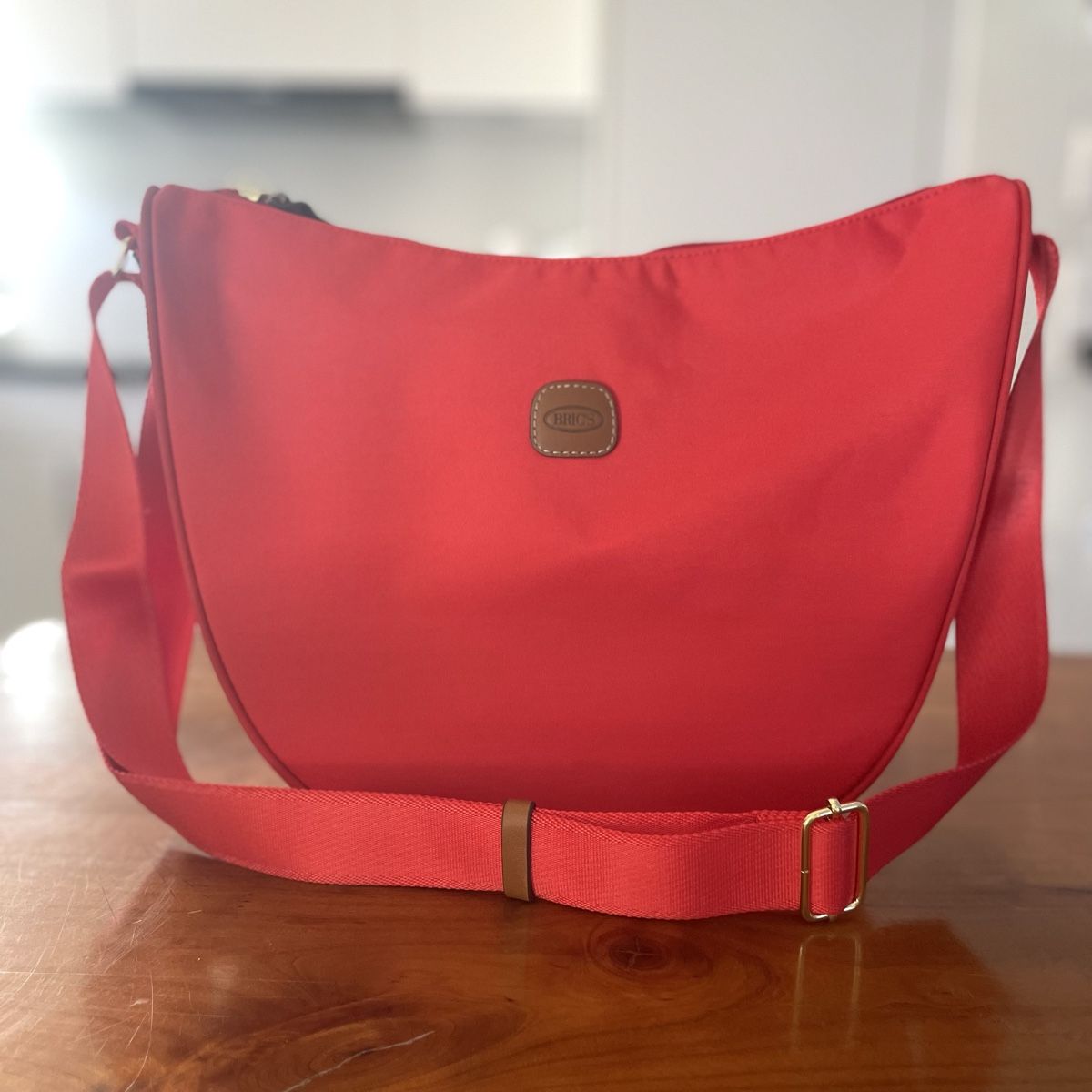 Taschen für Damen: Borsa Bricks rossa X-bag – Gebraucht aus Andermatt von DCC_70 3