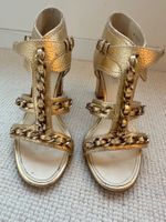 Sandales Chanel dorées, s.36
