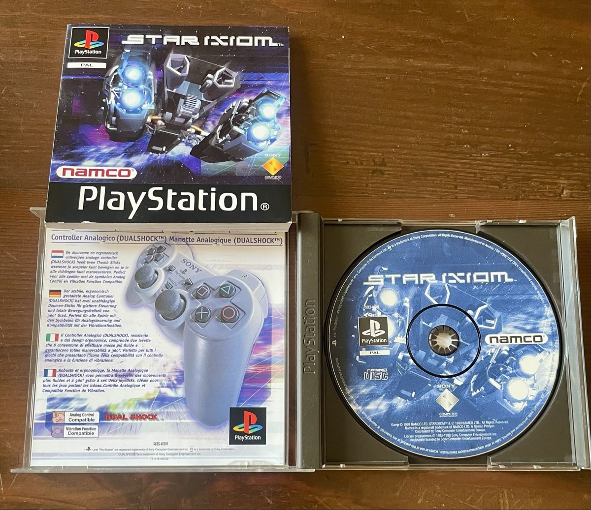 Namco Giochi: PS1 Star Ixiom CIB PAL EU Multilingua grade disk 9 – Nuovo (secondo la descrizione) da Gordola venduto da Vintage-Toys 3
