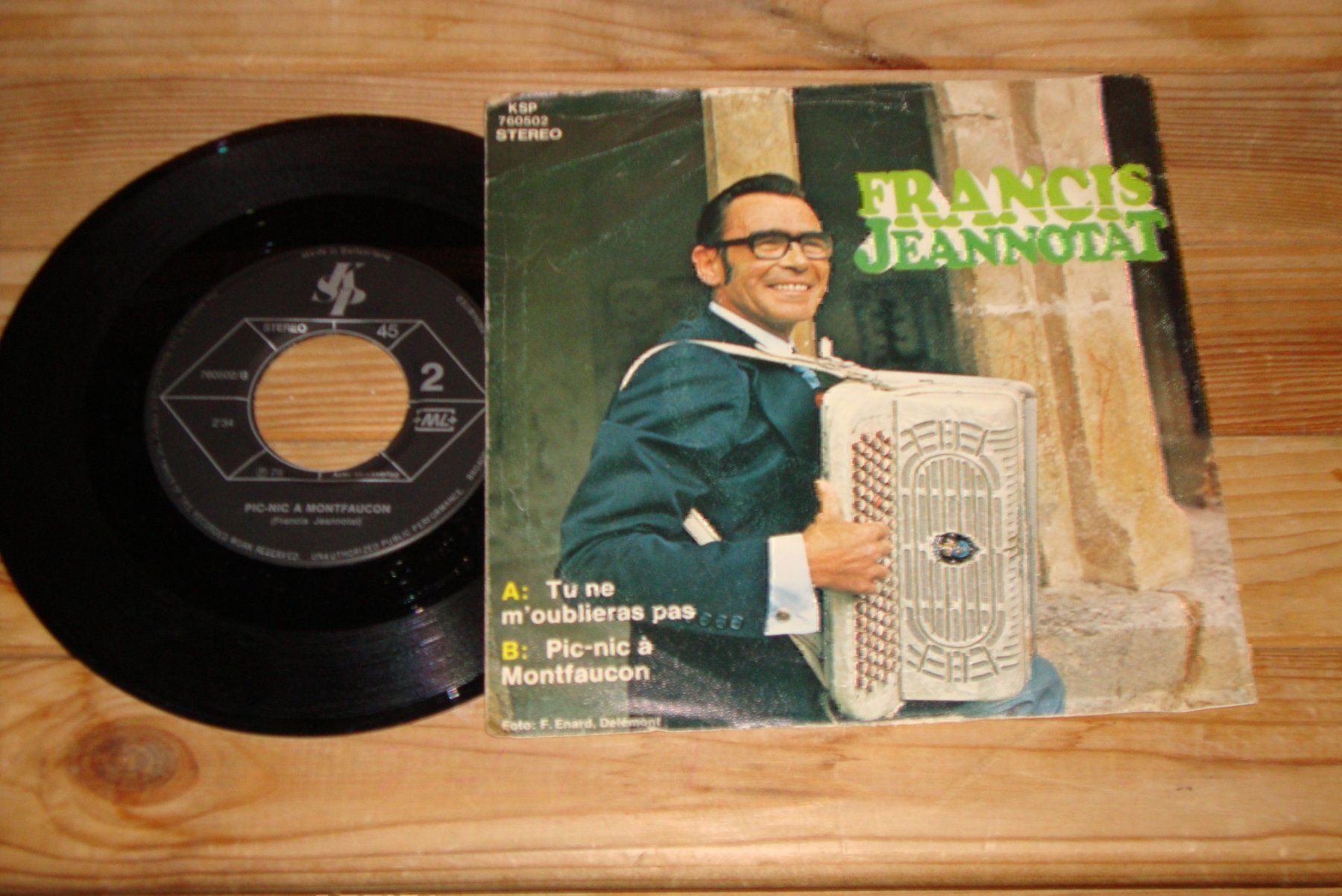 Dischi in vinile: FRANCIS JEANNOTAT -Tu ne m'oublieras pas – Usato da Bern venduto da Uli_10_11 1