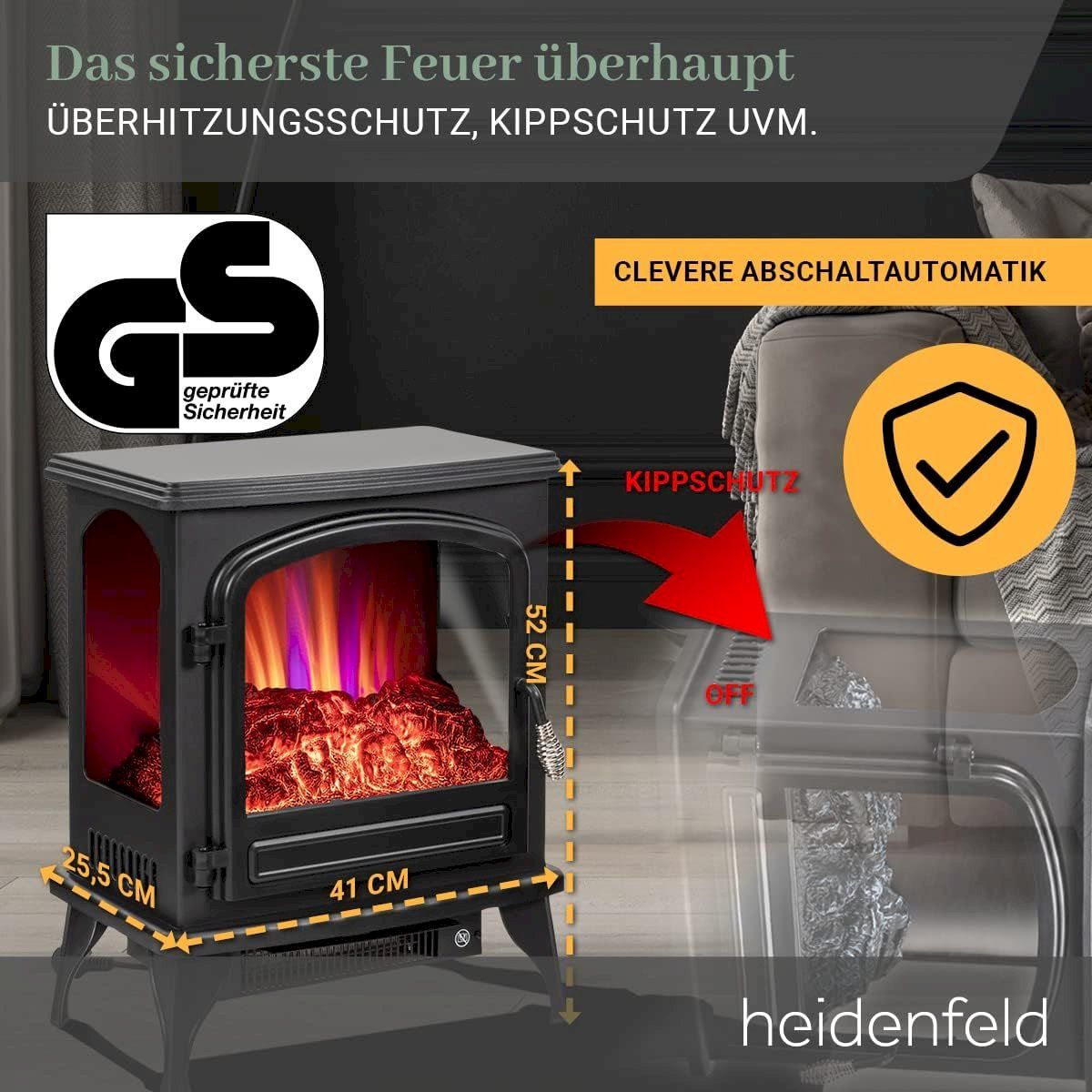 Radiatori: Heidenfeld Elektrokamin EK100 – Nuovo e nell'imballaggio originale da Bottighofen venduto da zaap 7