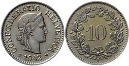 10 Rappen 1942