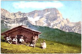 In den Alpen ca. 1910 (SG) Bergen!!! (MOT)