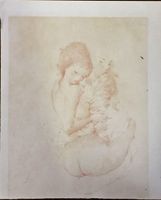 Otto Bachmann (1915-1996) * Akt-Lithografie * signiert