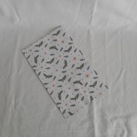 5er Set Weihnachts-Papiertüten Rosa Blume