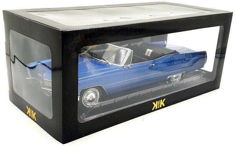 Cadillac Modellini d'auto: Cadillac DeVille Convertible 1967 dunkelblau met.      1:18 – Nuovo e nell'imballaggio originale da Gerlafingen venduto da espero88 6