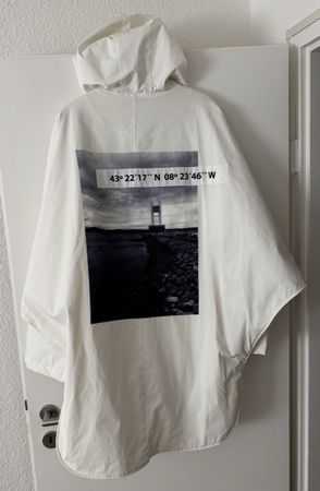Zara White Parka Coat Gr.M