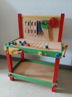 Werkbank aus Holz für Kinder mit Zubehör