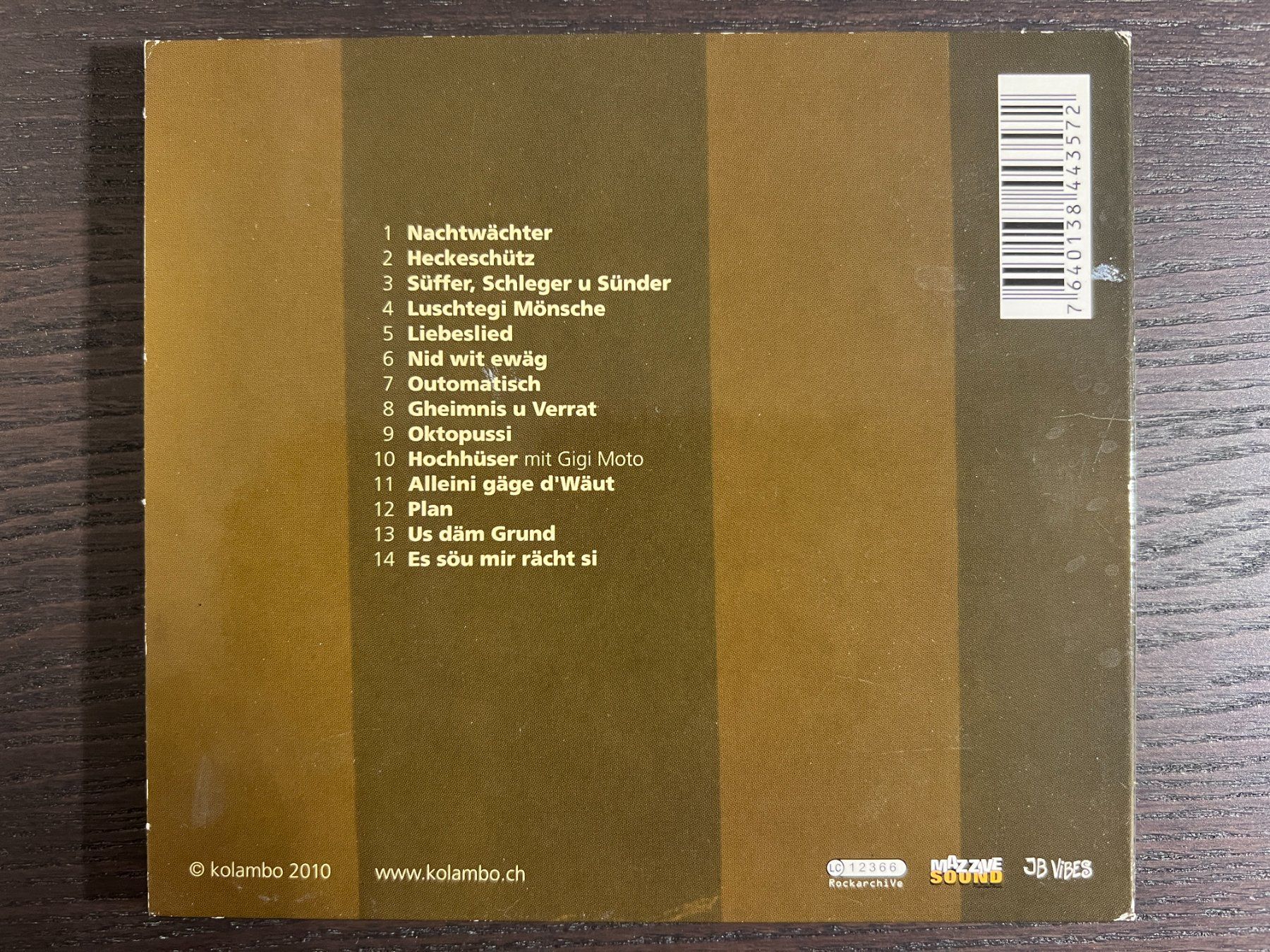 CD: Kolambo – Usato da Zürich venduto da MusikFreunde 1