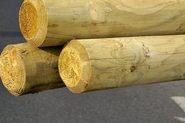 Neue Hindernisstange roh, 3m lang