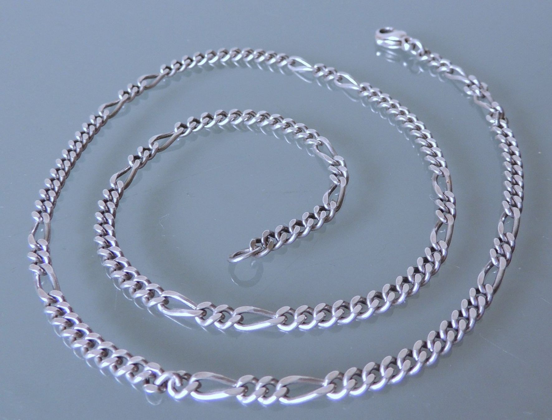 Catenine: Silber 800 Panzer Halskette 46 cm / 3,25 mm – Usato da Waldenburg venduto da schaller707 1